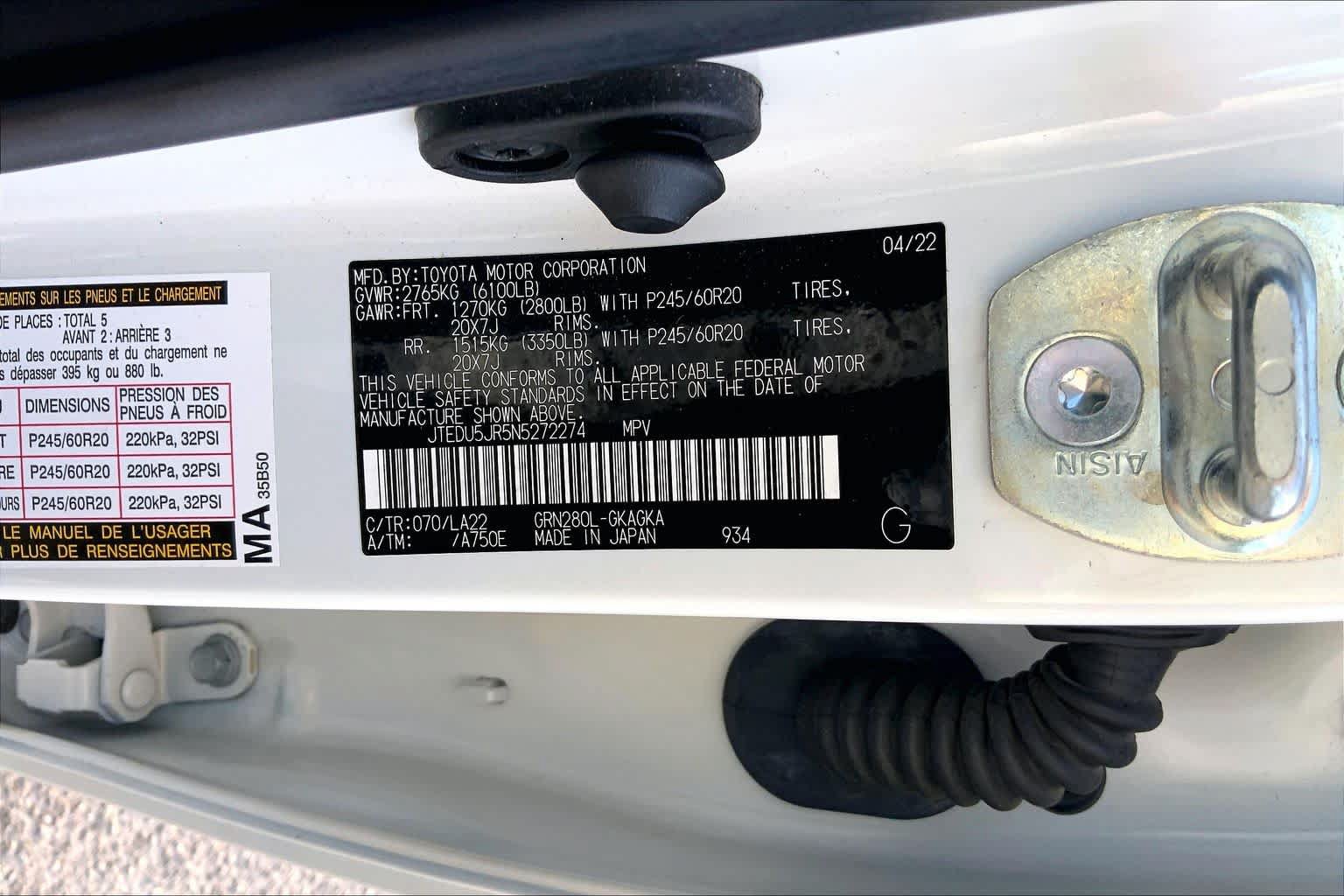 Used 2022 Toyota 4Runner Limited RWD image 35
