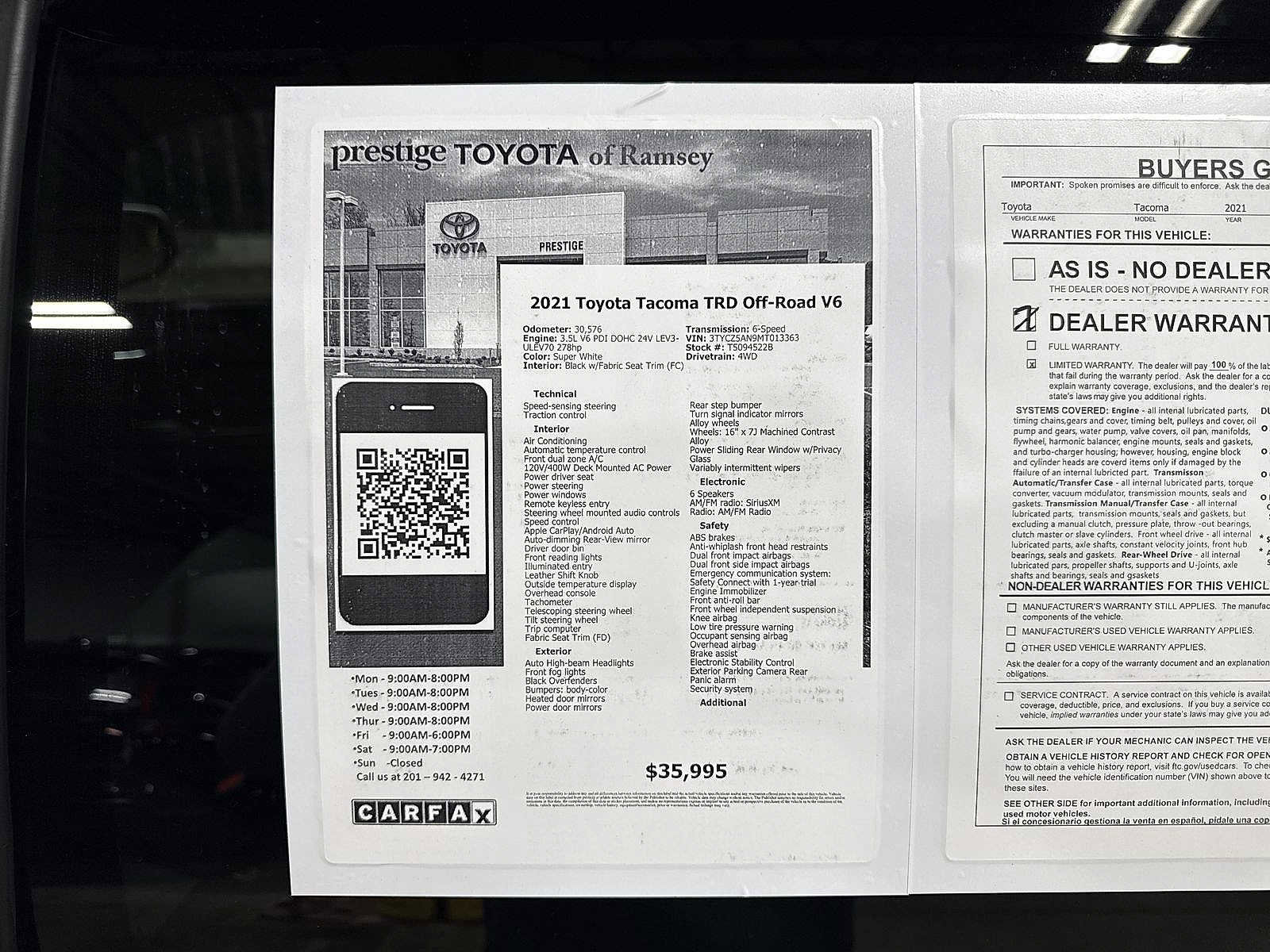 Used 2021 Toyota Tacoma TRD Off-Road image 13