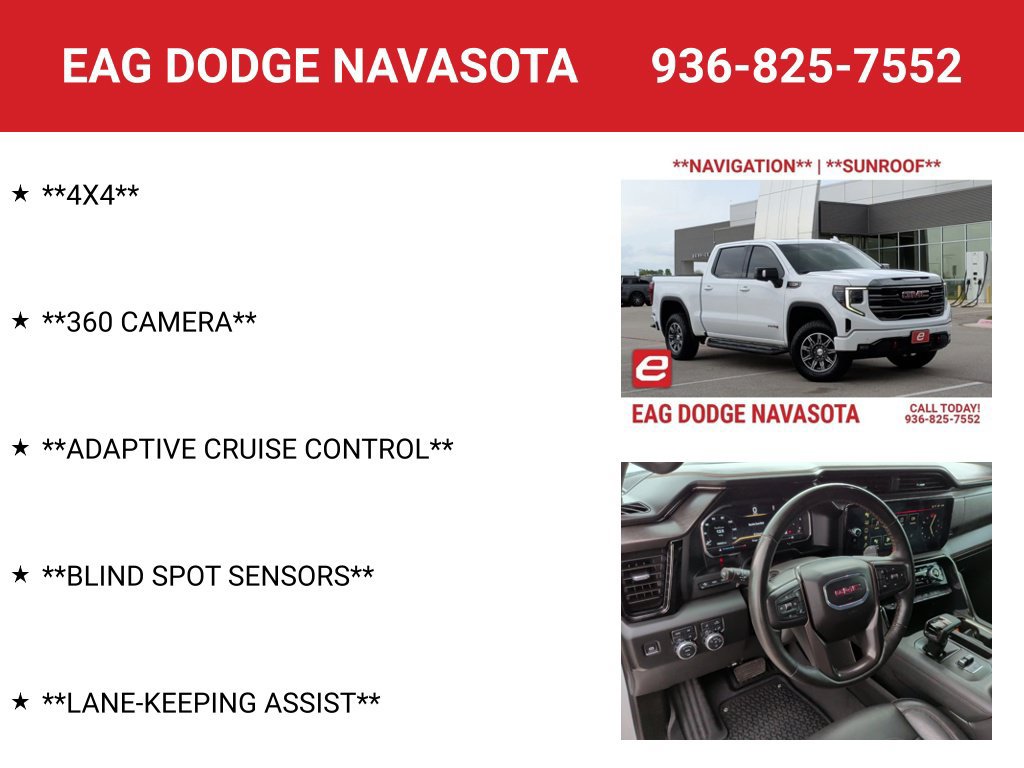 Used 2024 GMC Sierra 1500 AT4 w/ Technology Package AWD/4WD image 8