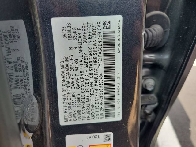 Used 2025 Honda Civic Sport image 39
