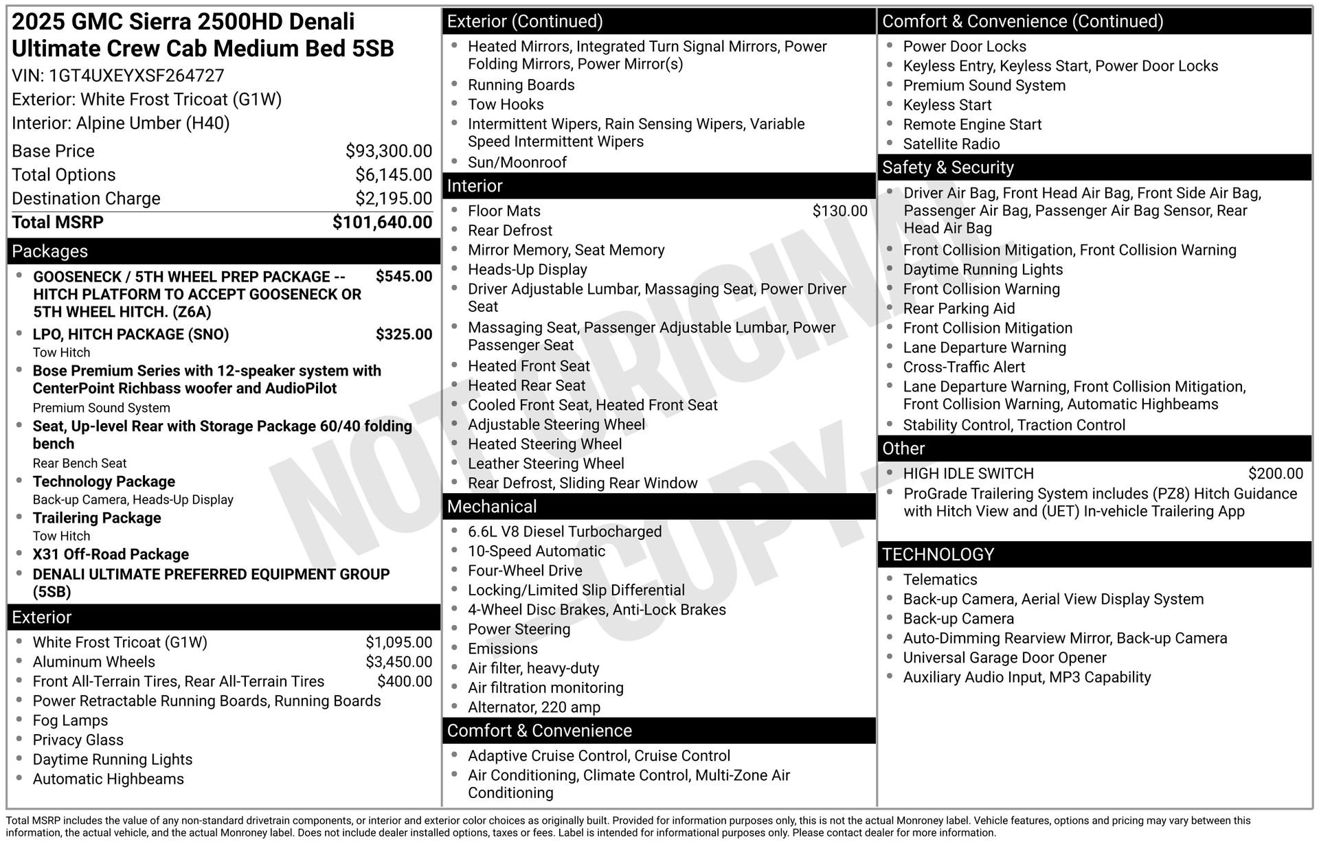 Used 2025 GMC Sierra 2500 Denali Ultimate image 30