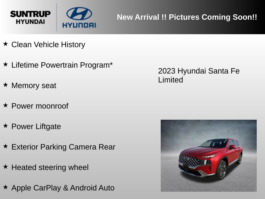 Used 2023 Hyundai Santa Fe Limited AWD/4WD image 5