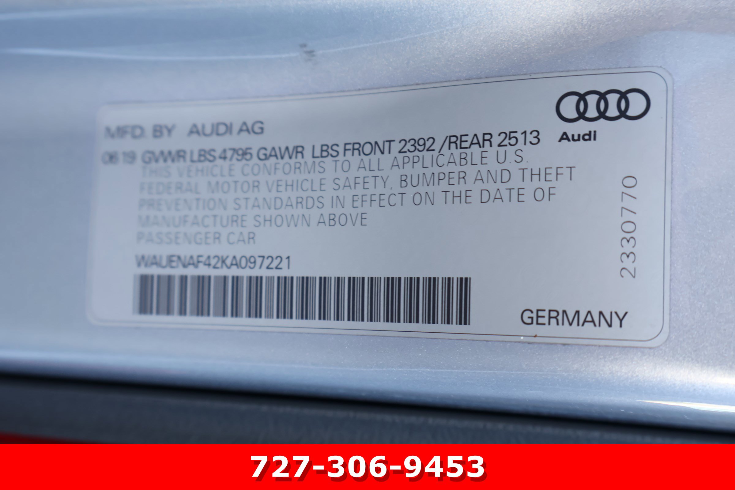 Used 2019 Audi A4 2.0T Premium Plus w/ Premium Plus Package image 32
