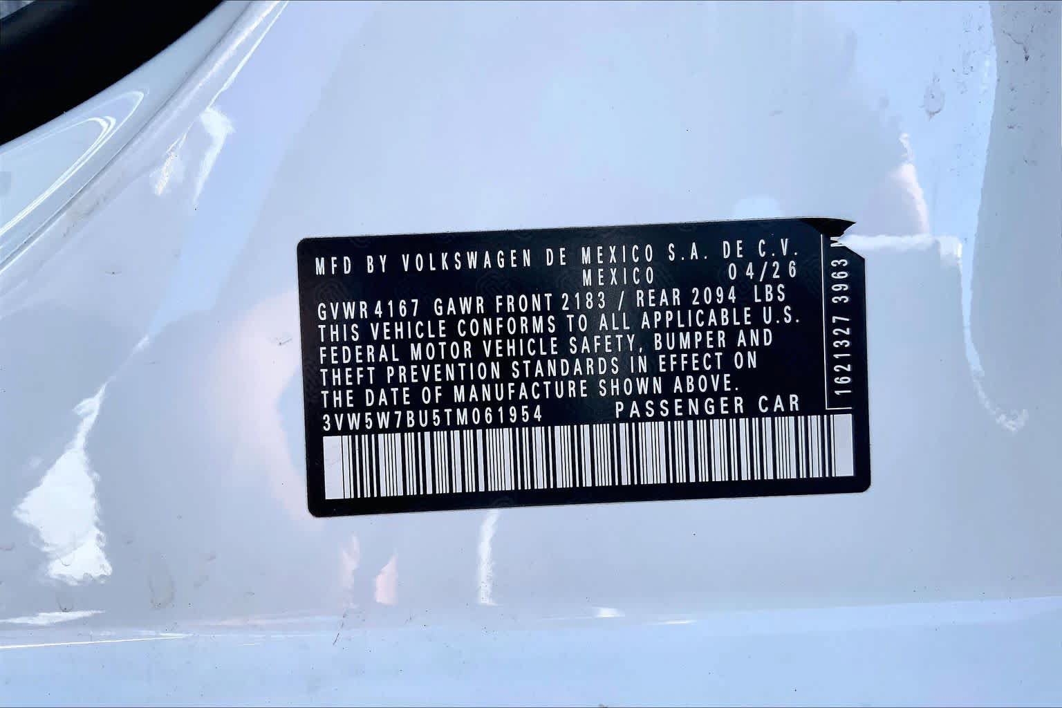 New 2026 Volkswagen Jetta S FWD image 22