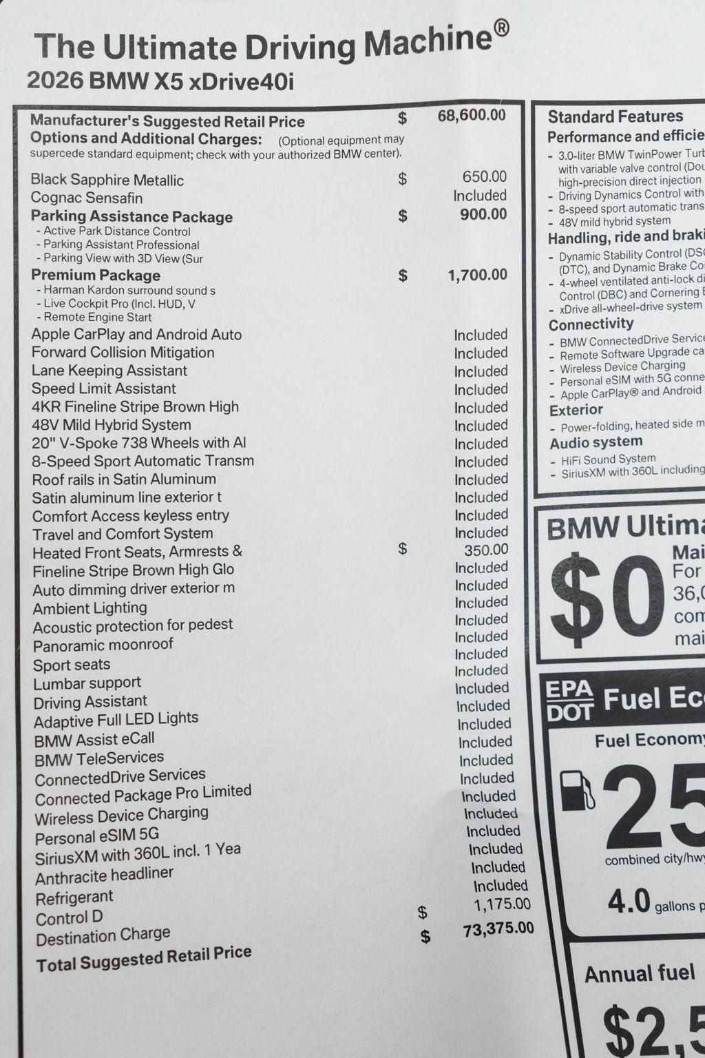 Used 2026 BMW X5 xDrive40i AWD/4WD image 53