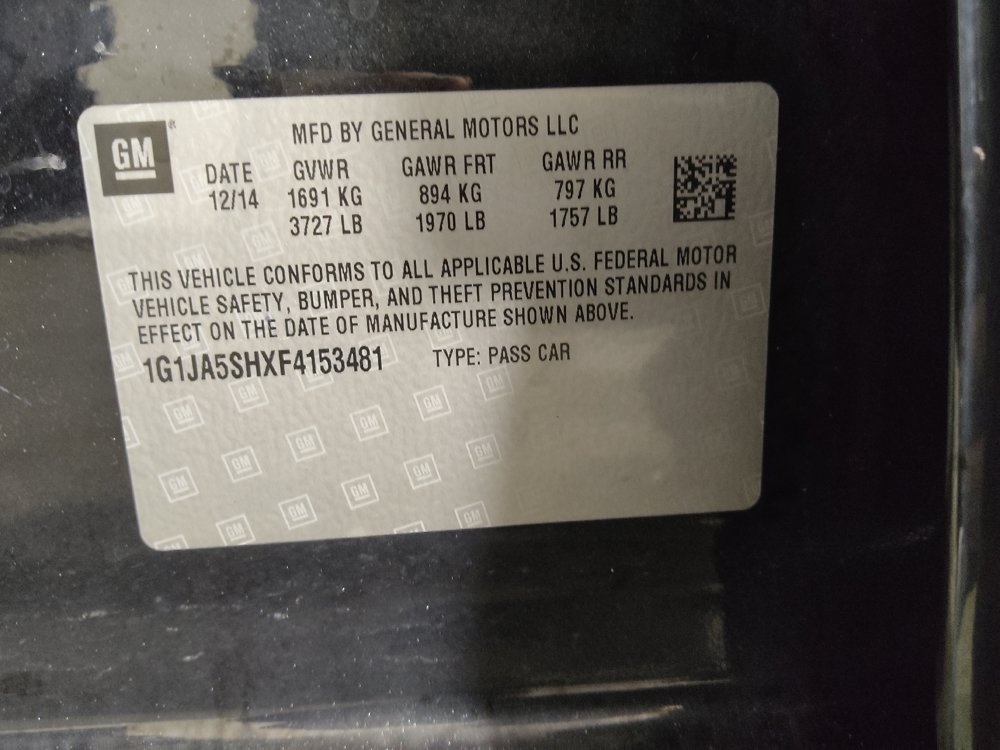 Used 2015 Chevrolet Sonic LS FWD image 33