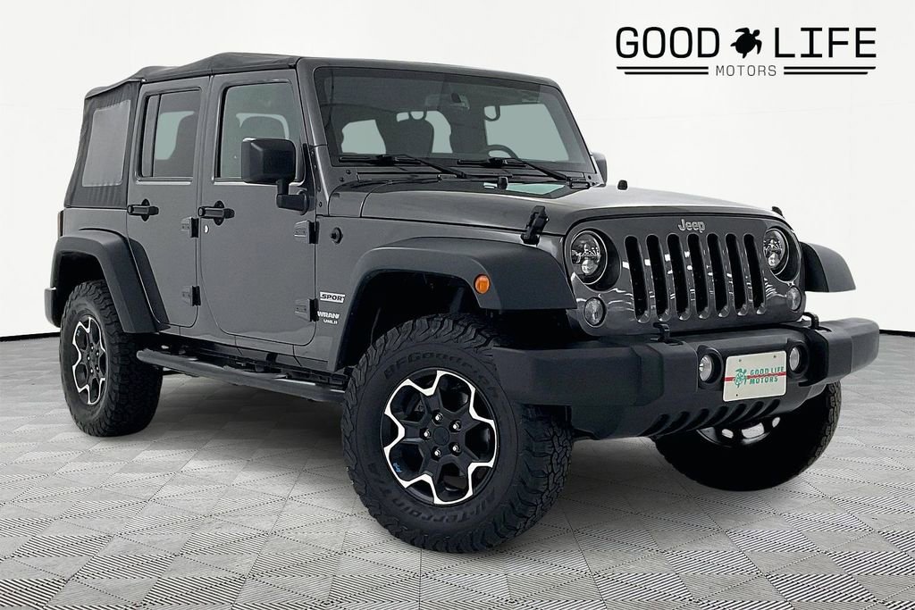 Used 2017 Jeep Wrangler Unlimited Sport w/ Quick Order Package 23S