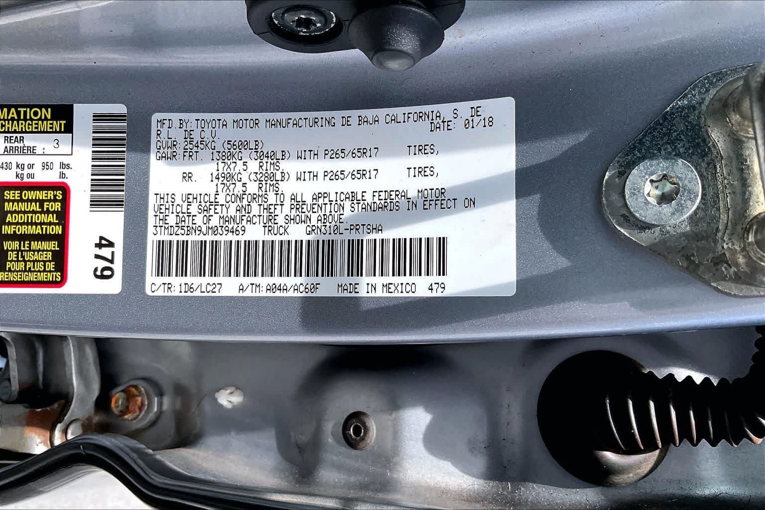Used 2018 Toyota Tacoma 4x4 Double Cab image 20