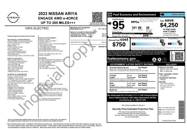 Used 2023 Nissan Ariya AWD image 52