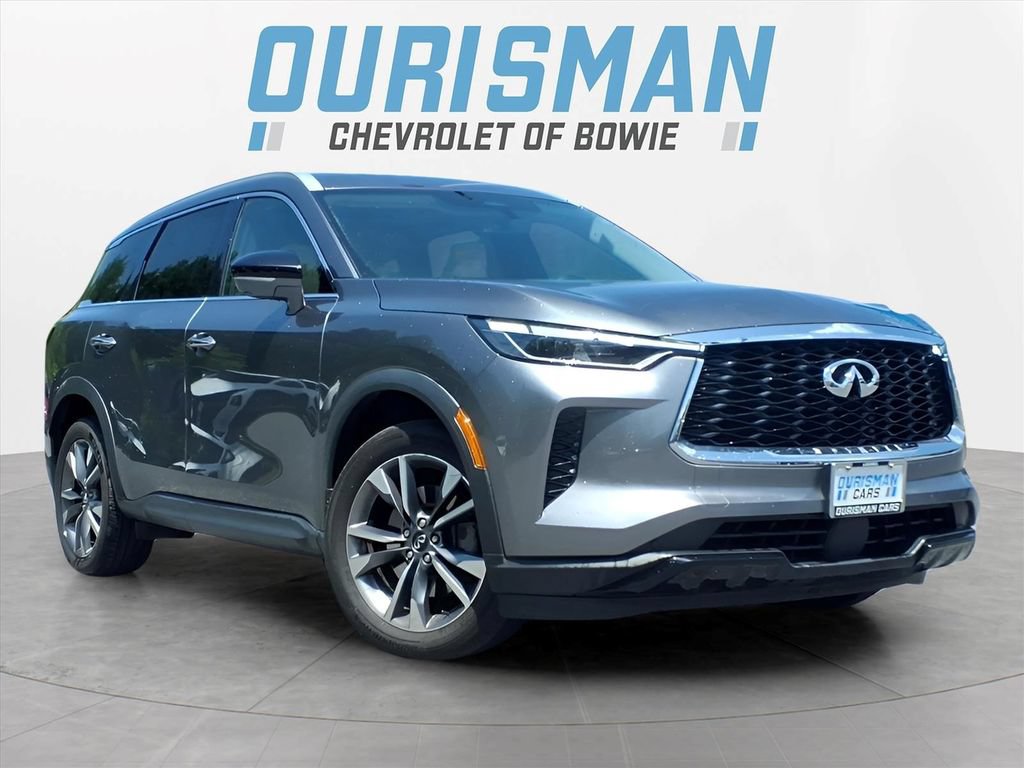 Used 2023 INFINITI QX60 Luxe w/ Cargo Package AWD/4WD video 1