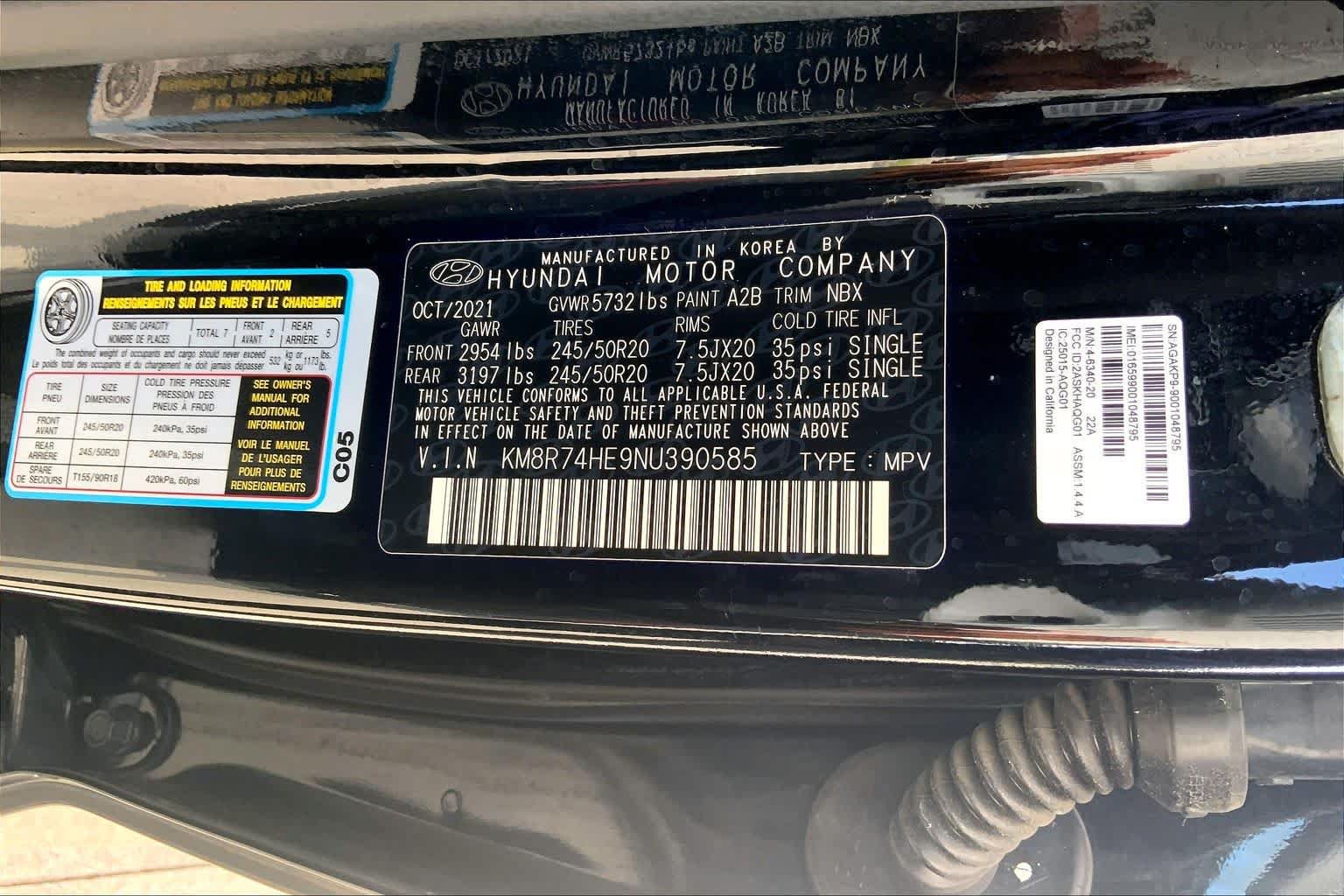 Used 2022 Hyundai Palisade Calligraphy FWD image 36