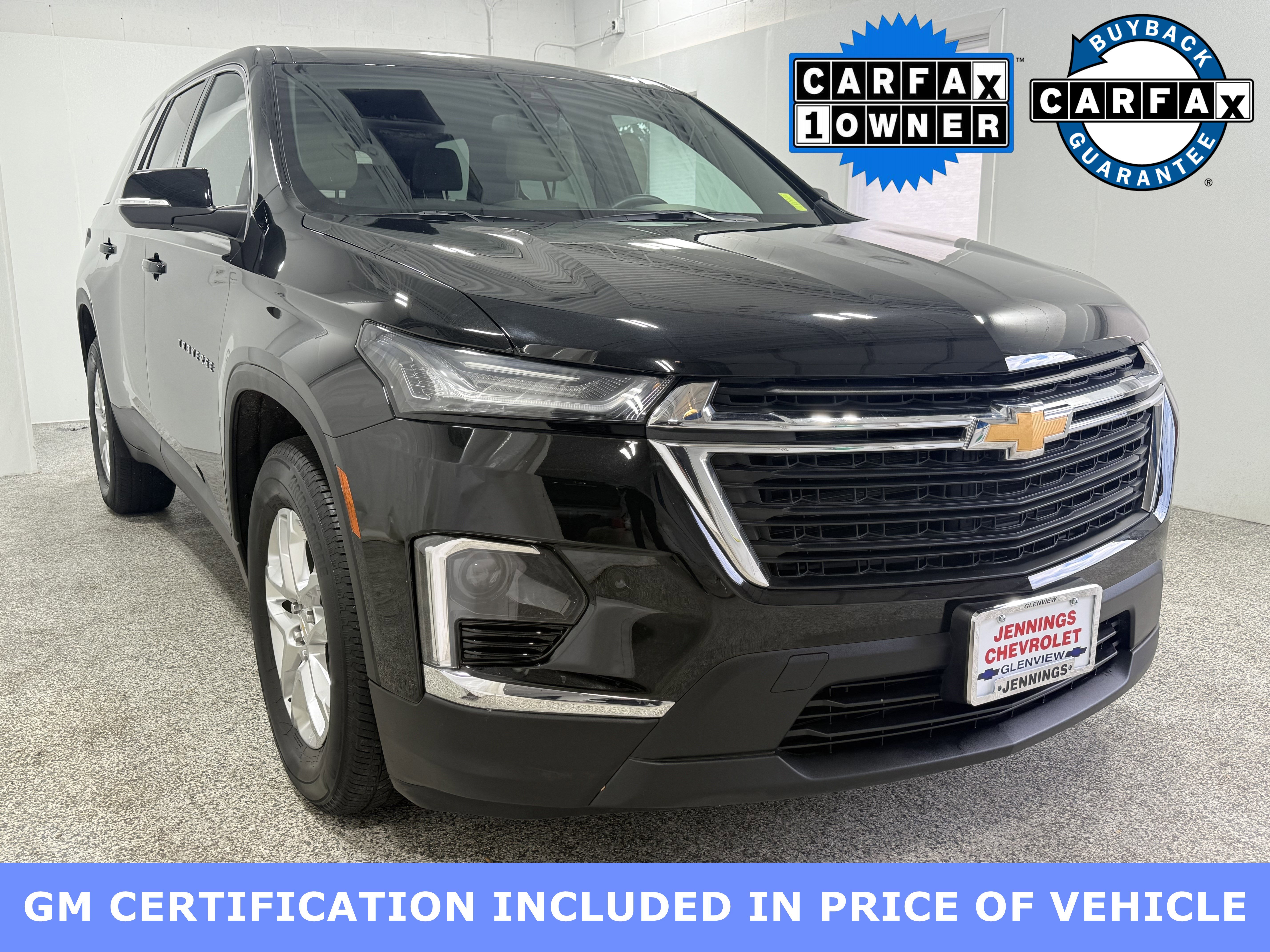 Certified 2023 Chevrolet Traverse LS w/ Safety Package