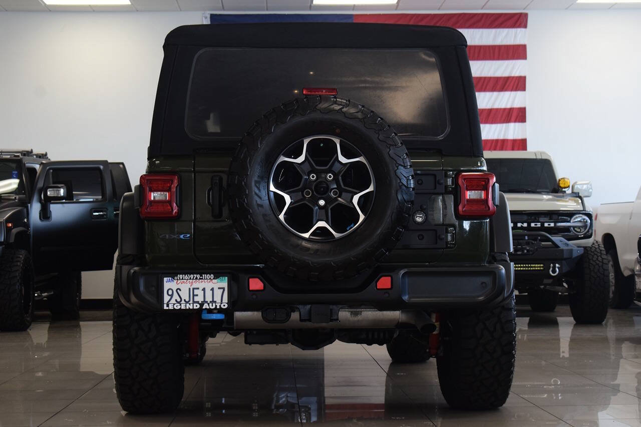 Used 2022 Jeep Wrangler Unlimited Rubicon 4xe w/ Cold Weather Group AWD/4WD image 6