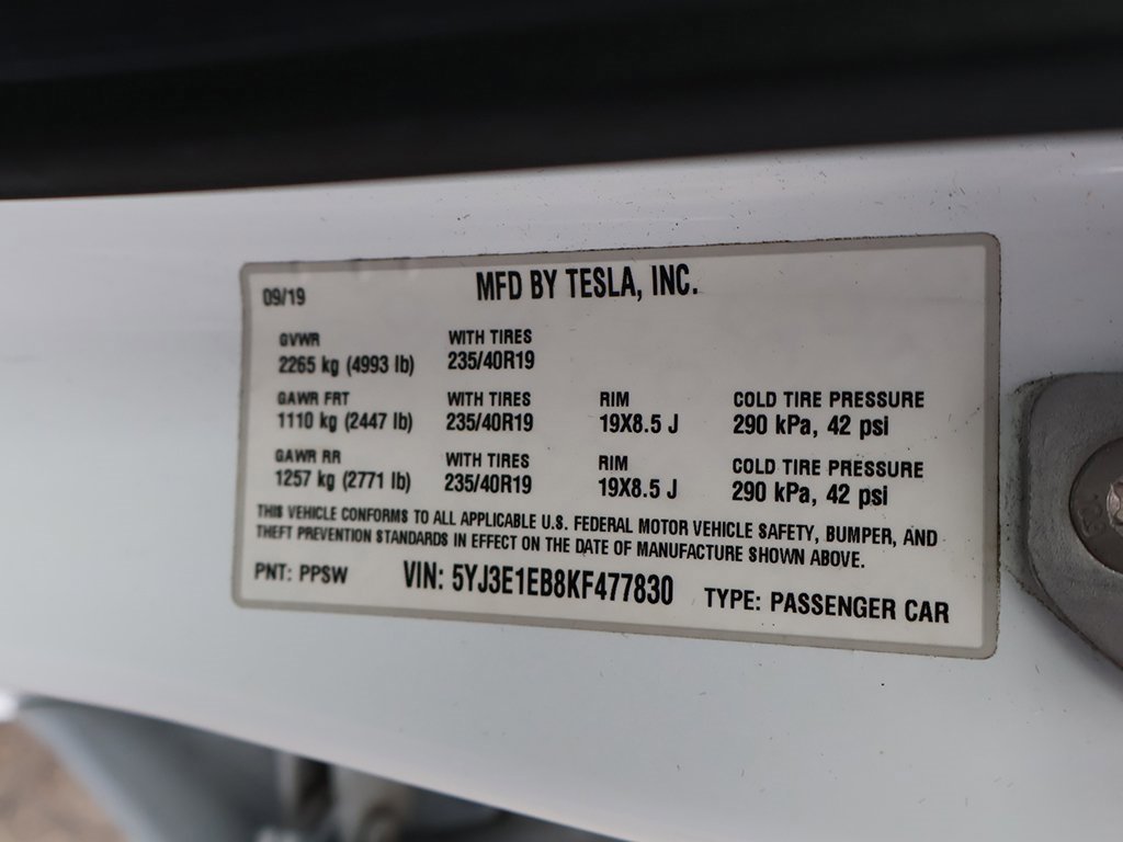 Used 2019 Tesla Model 3 Long Range image 60