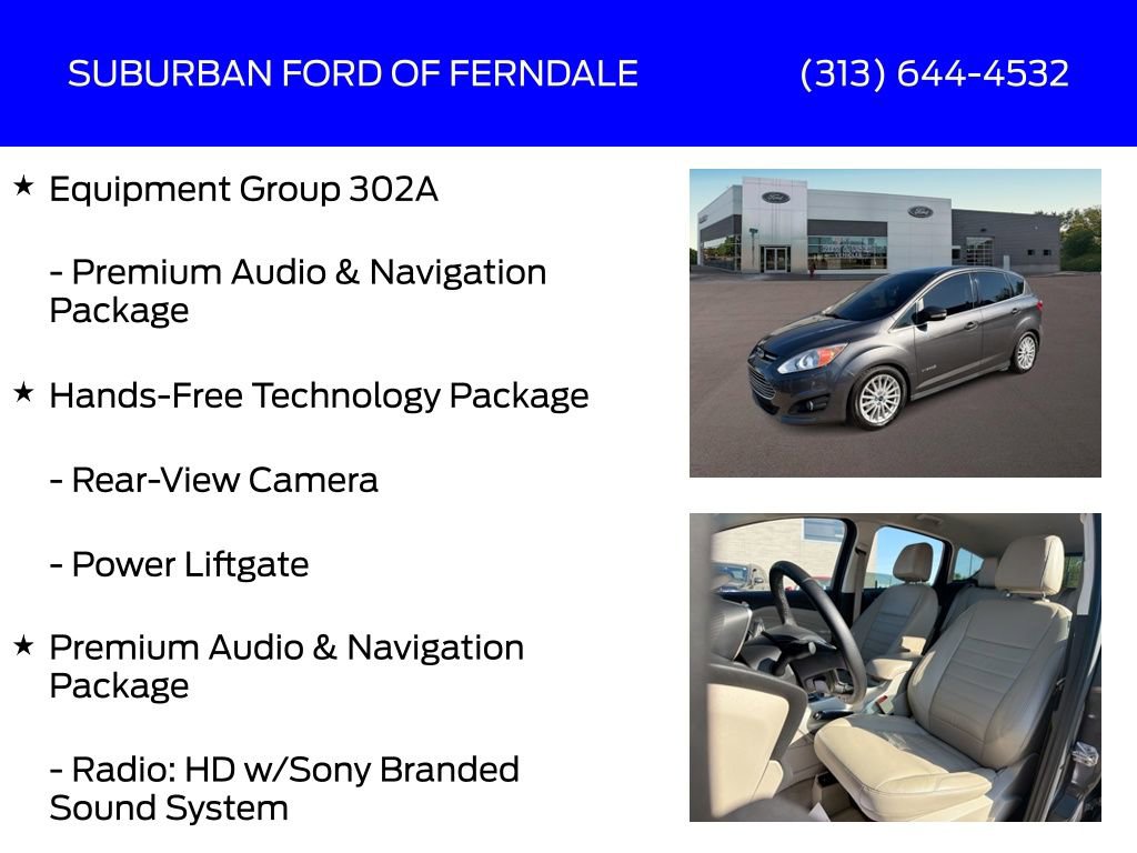 Used 2016 Ford C-MAX SEL w/ Equipment Group 302A FWD image 9