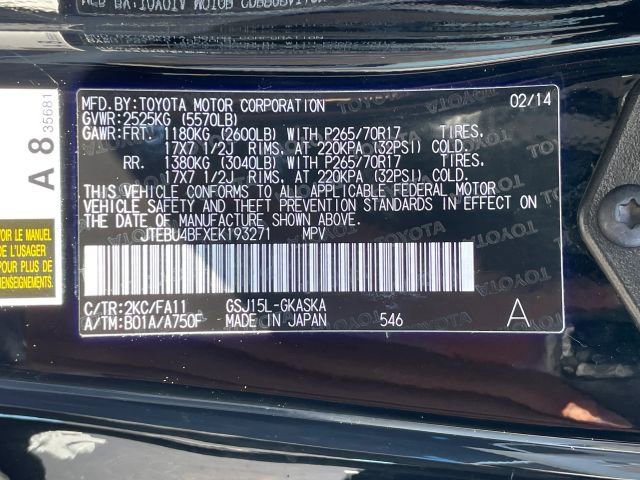 Used 2014 Toyota FJ Cruiser 4WD w/ Upgrade Package image 34