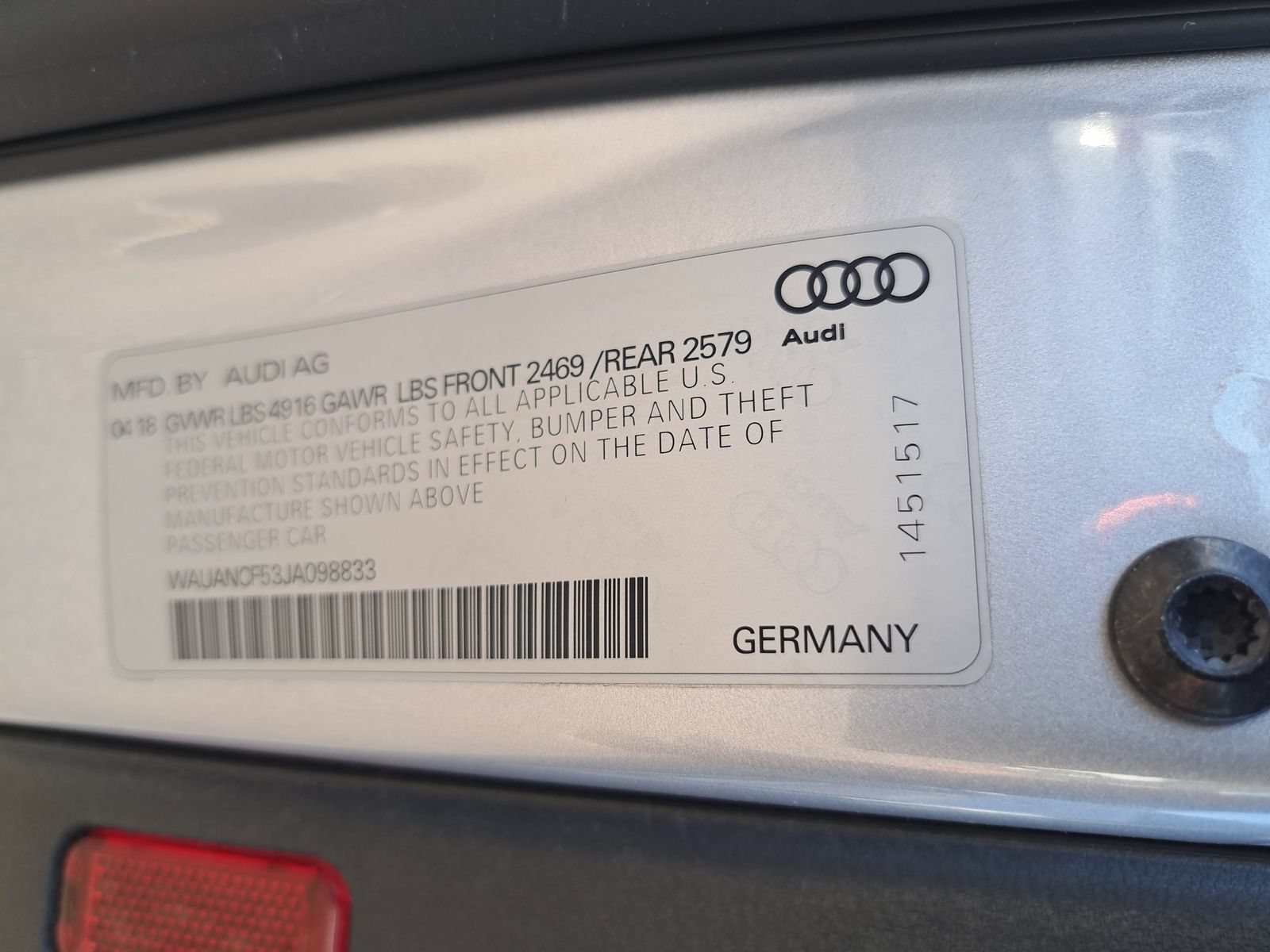 Used 2018 Audi A5 2.0T Premium AWD/4WD image 15