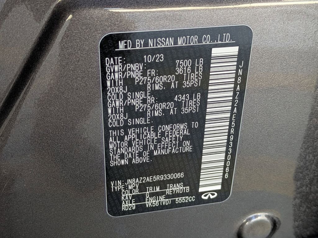Used 2024 INFINITI QX80 Luxe AWD/4WD image 32