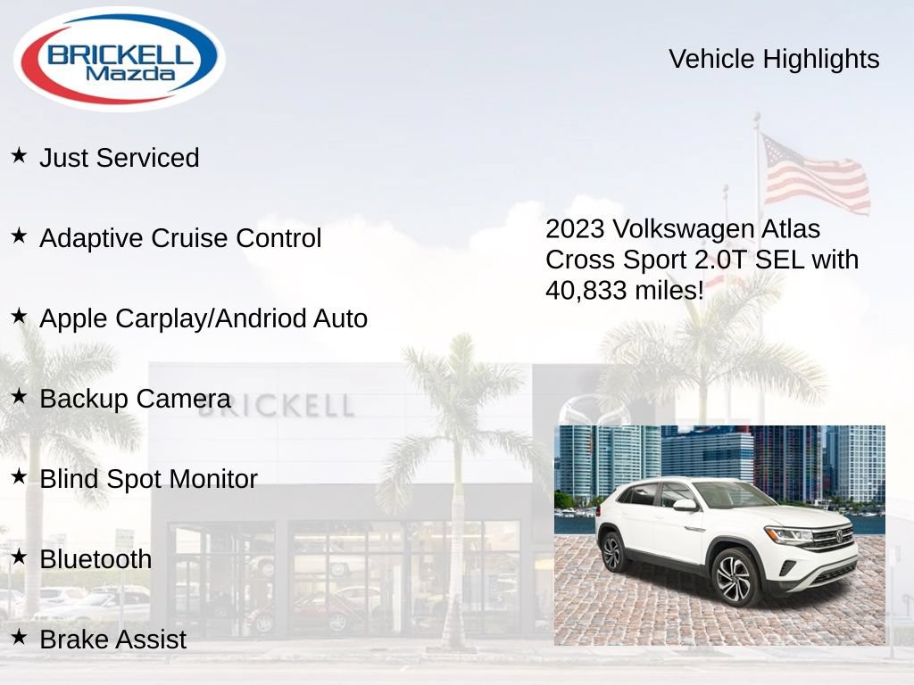 Used 2023 Volkswagen Atlas Cross Sport SEL AWD/4WD image 17