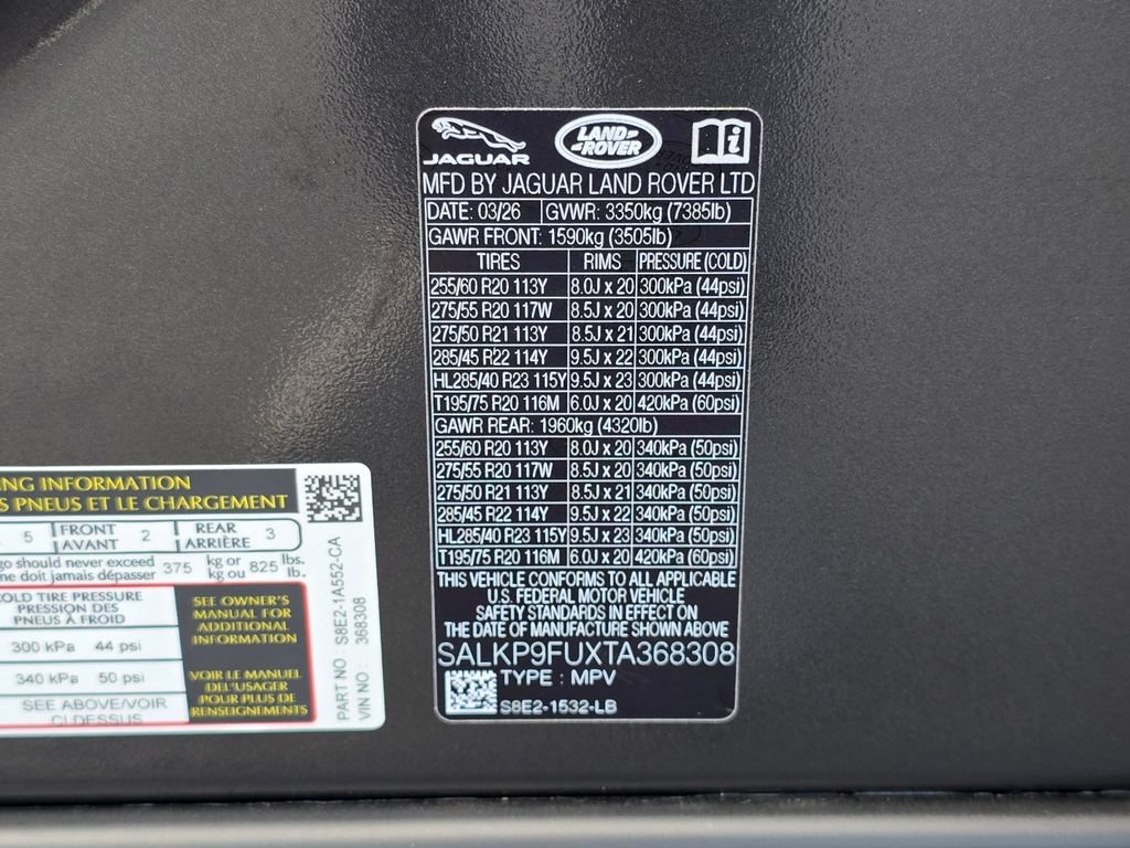 Used 2026 Land Rover Range Rover SE AWD/4WD image 28