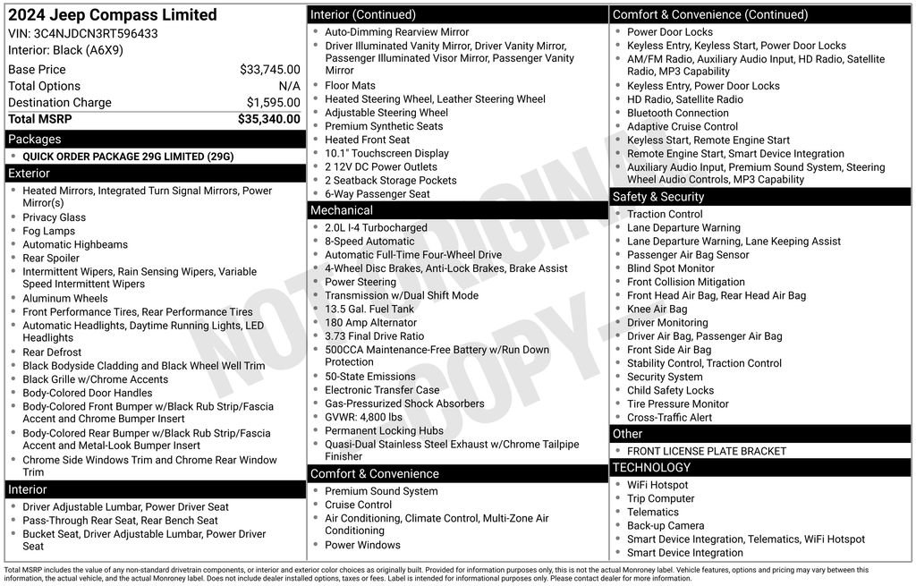 Used 2024 Jeep Compass Limited image 7