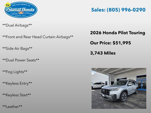 Certified 2026 Honda Pilot Touring image 8