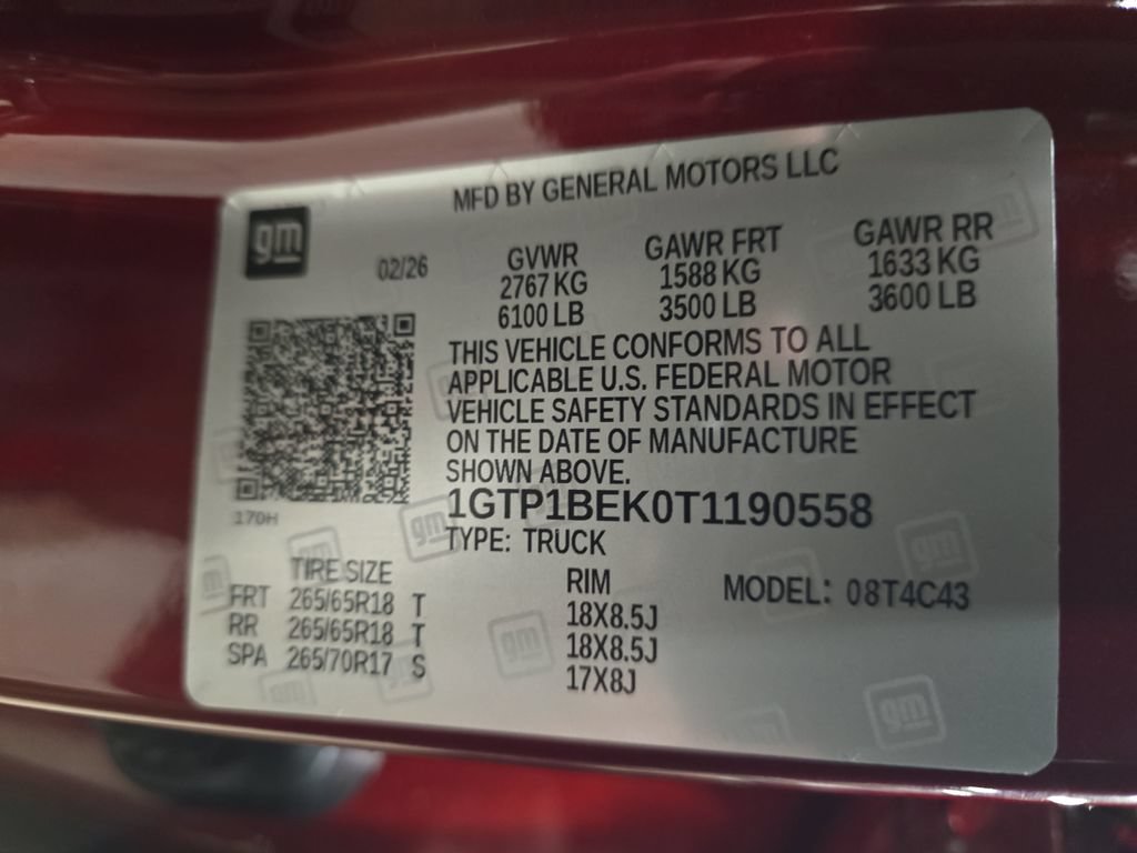 New 2026 GMC Canyon Elevation w/ Convenience Package RWD image 34