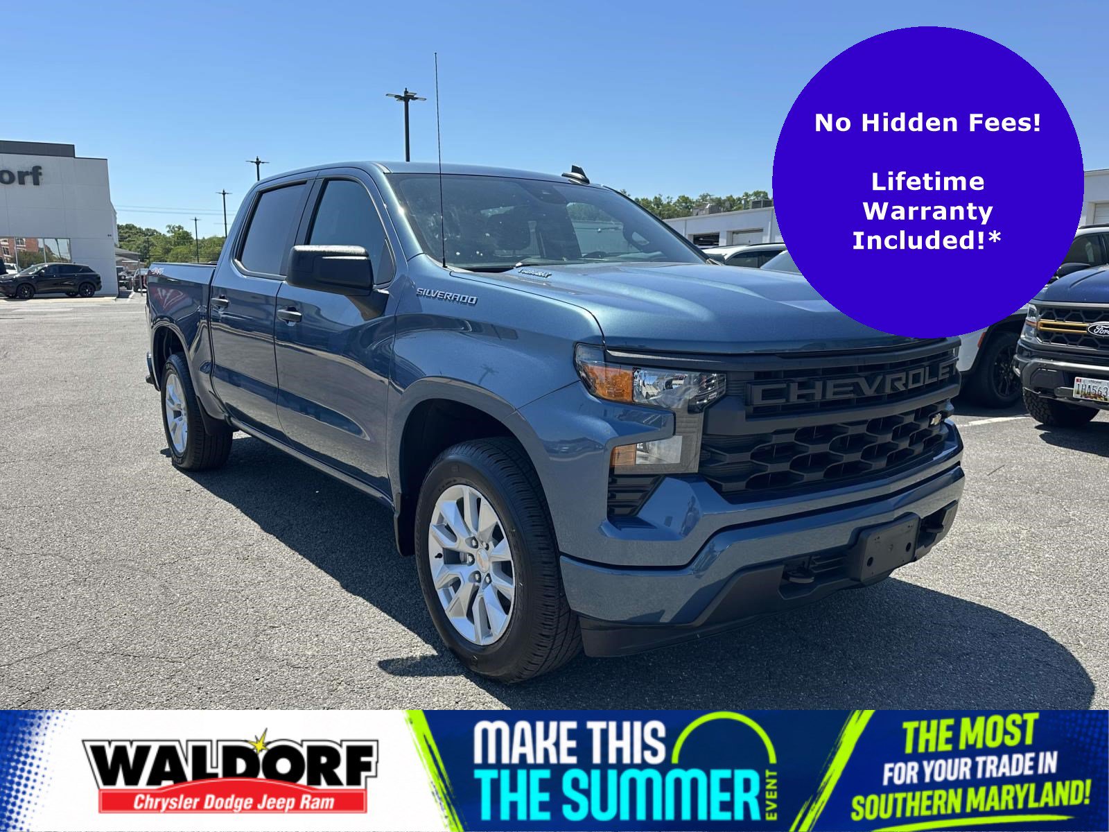 Used 2024 Chevrolet Silverado 1500 Custom AWD/4WD image 1