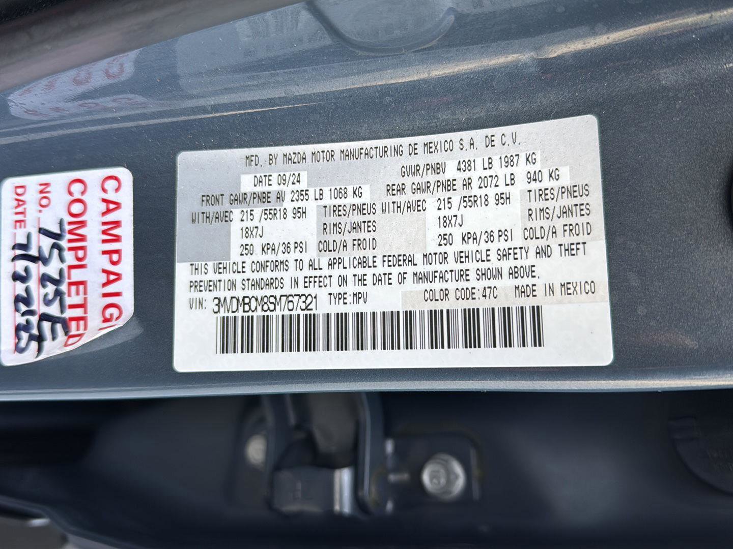 Used 2025 MAZDA CX-30 AWD 2.5 S w/ Preferred Package image 36