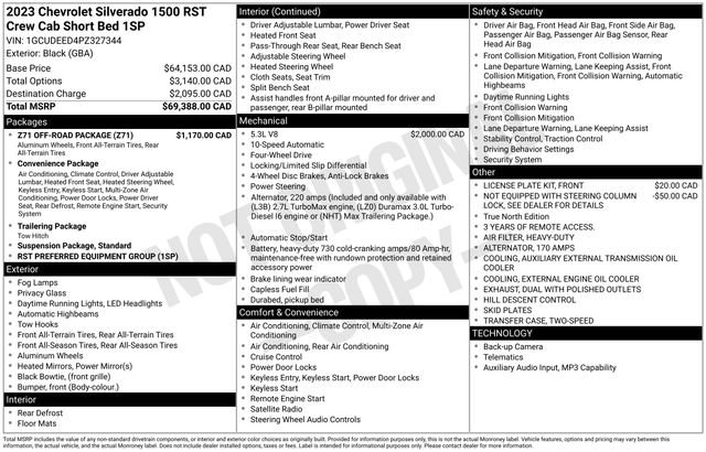 Certified 2023 Chevrolet Silverado 1500 RST w/ Z71 Off-Road Package AWD/4WD image 5