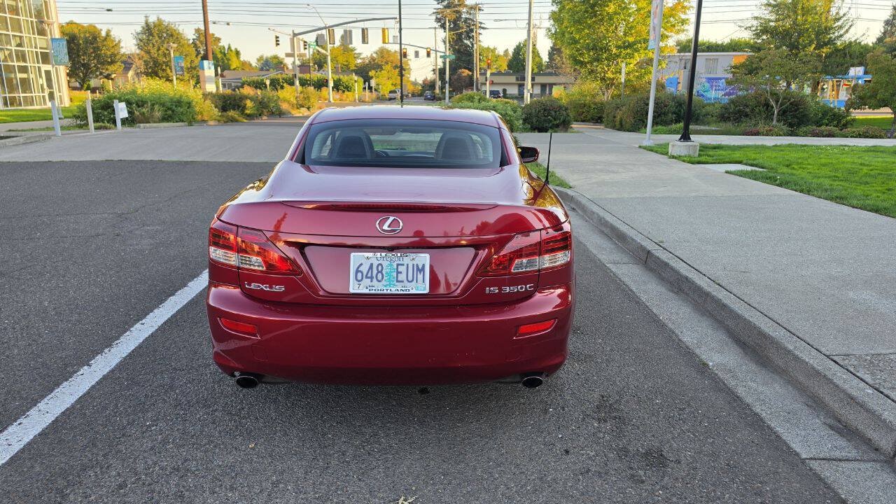 Used 2010 Lexus IS 350C w/ Luxury Pkg RWD image 6