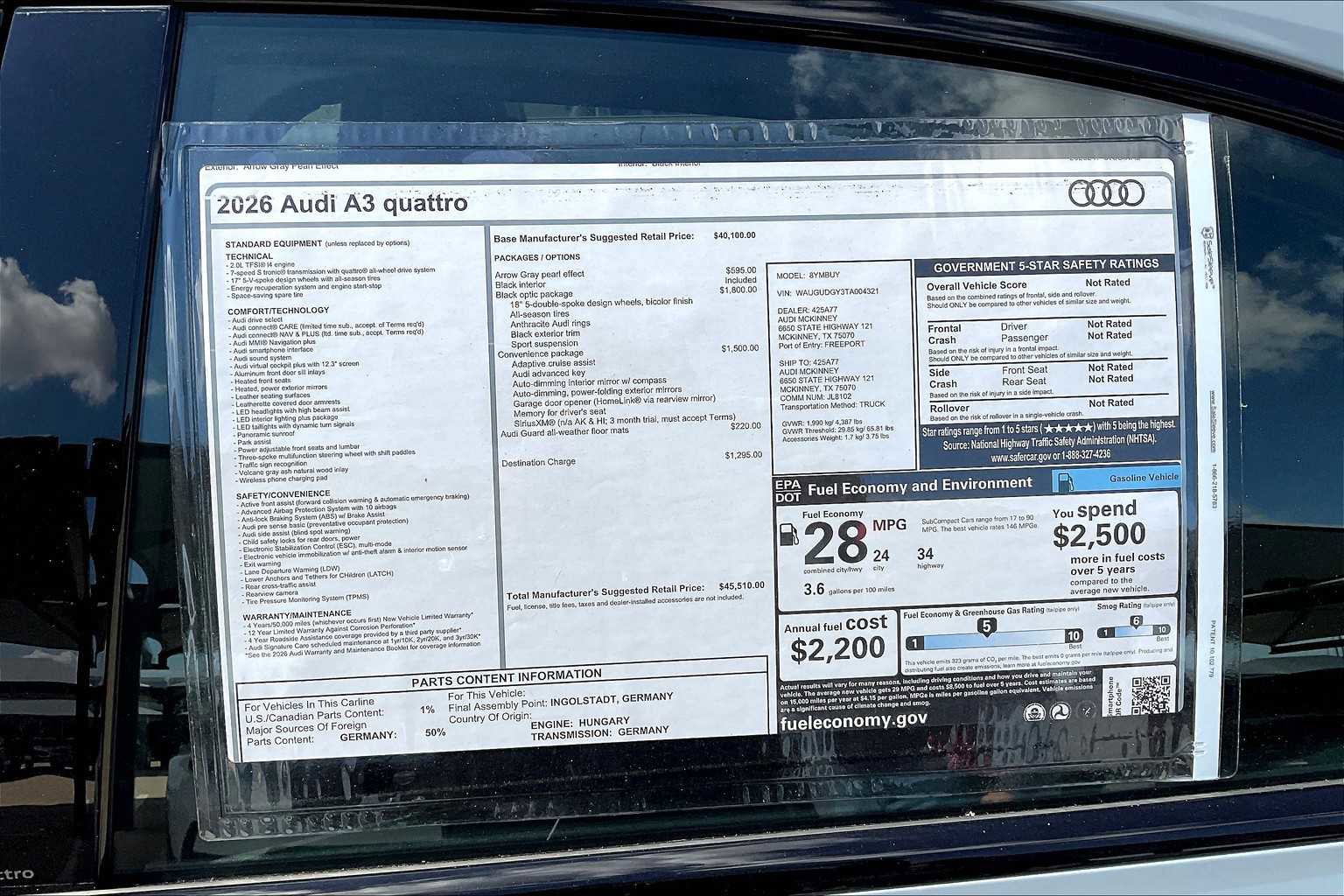 New 2026 Audi A3 2.0T Premium Plus image 18