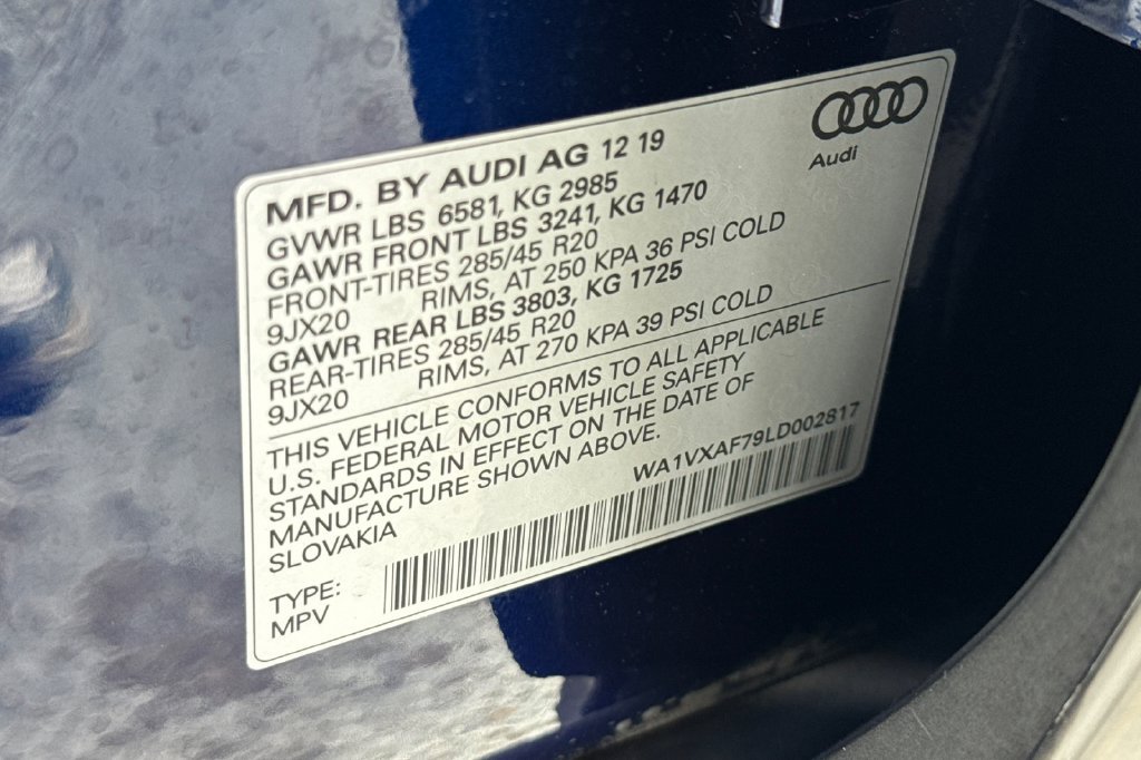 Used 2020 Audi Q7 3.0T Prestige w/ Prestige Package AWD/4WD image 29