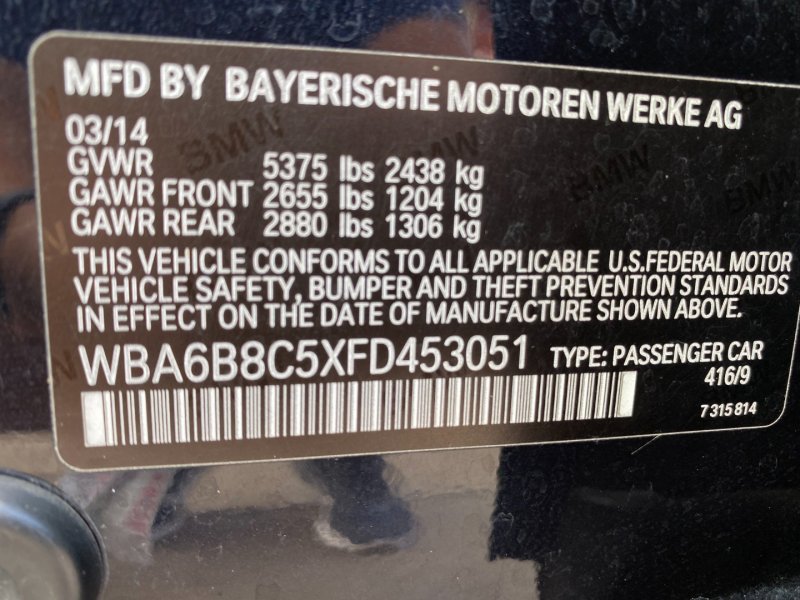 Used 2015 BMW 640i Gran Coupe xDrive AWD/4WD image 48