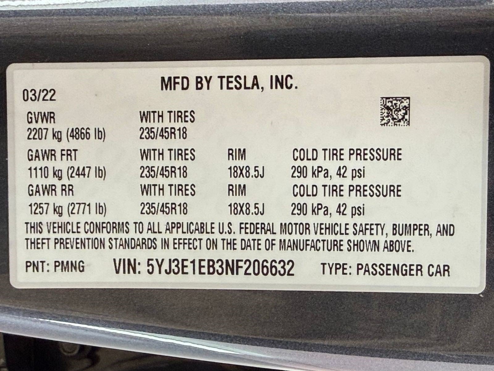 Used 2022 Tesla Model 3 Long Range AWD/4WD image 25