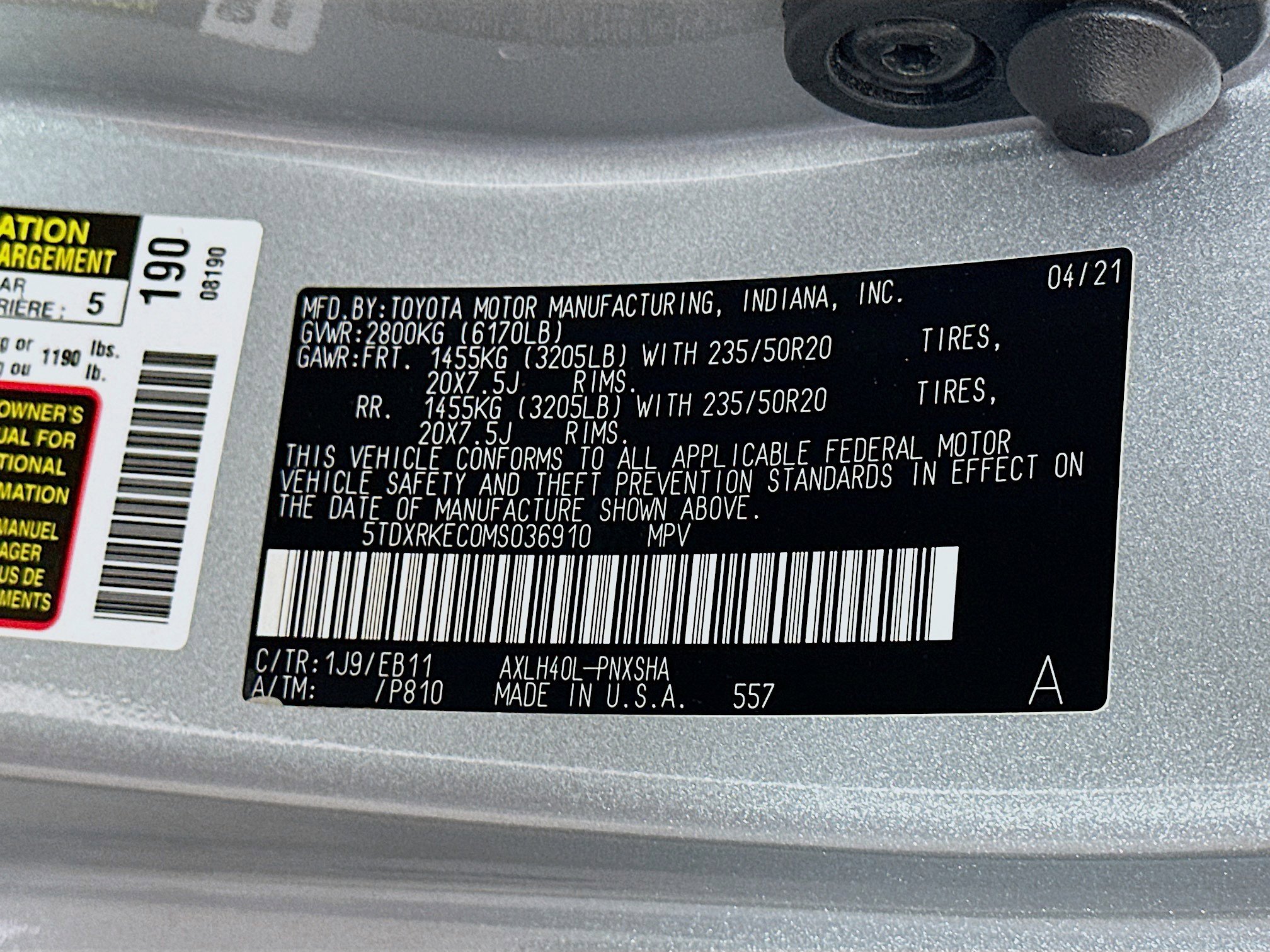 Used 2021 Toyota Sienna XSE image 12