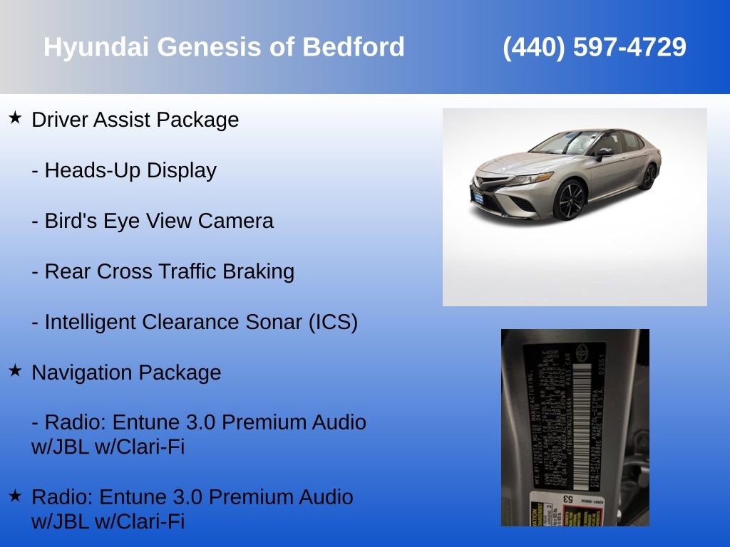 Used 2019 Toyota Camry XSE w/ Driver Assist Package image 7