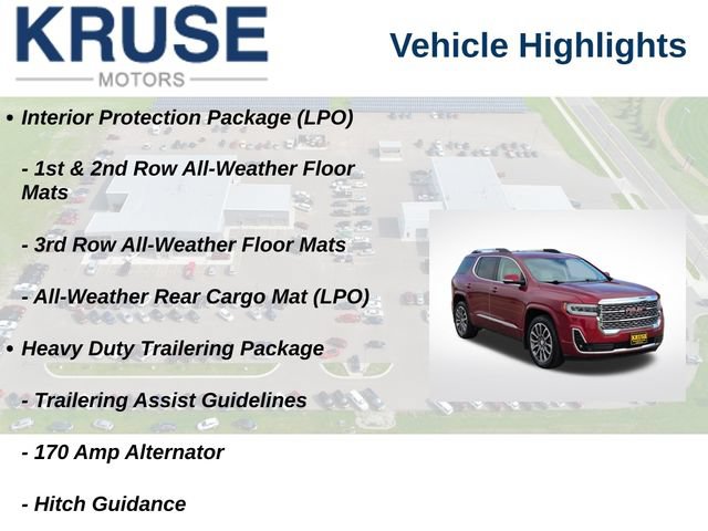 Used 2020 GMC Acadia Denali w/ Trailering Package AWD/4WD image 18