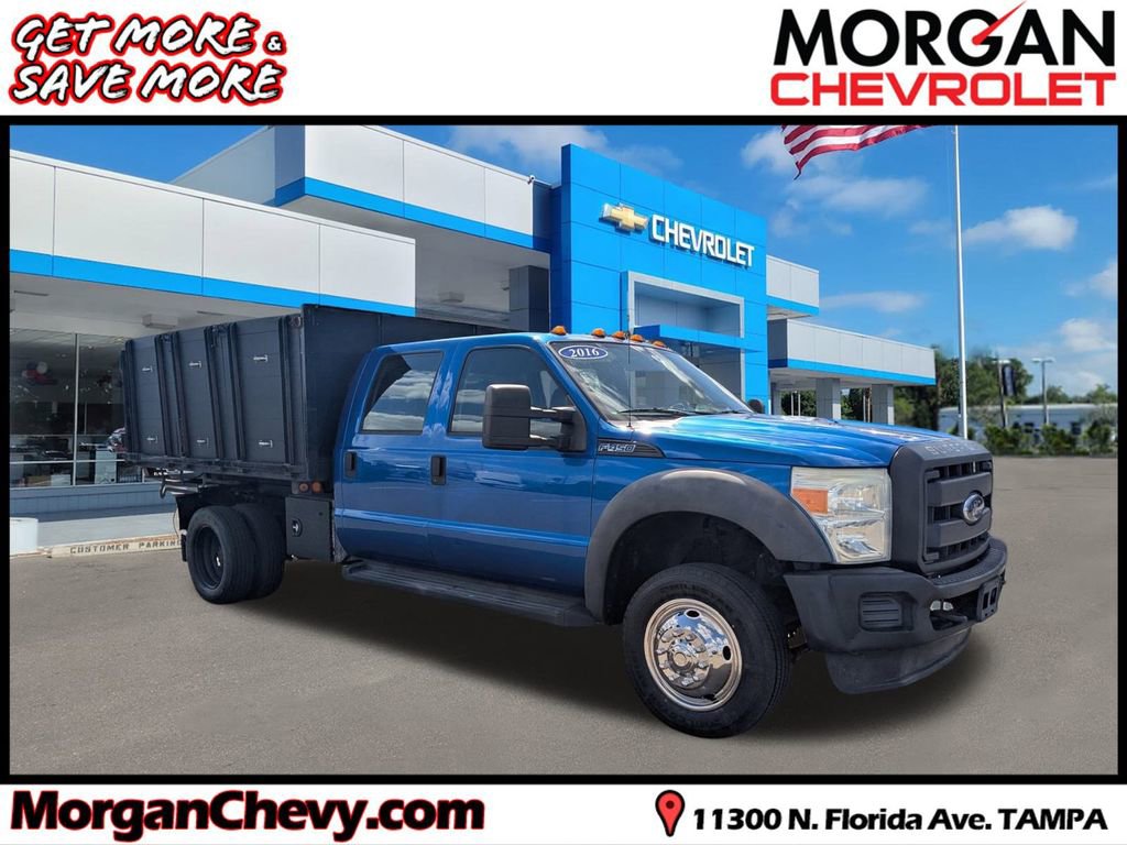 Used 2016 Ford F450 XL w/ Snow Plow Prep Package RWD image 1