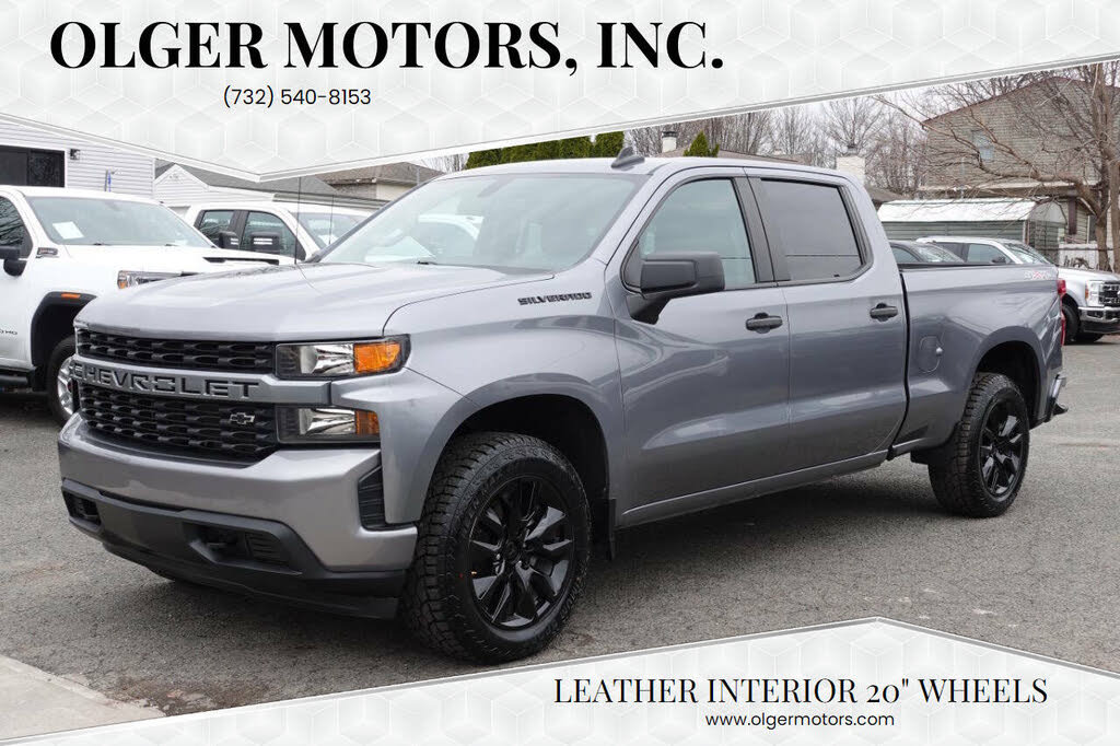 Used 2021 Chevrolet Silverado 1500 Custom w/ LPO, Dark Essentials Package