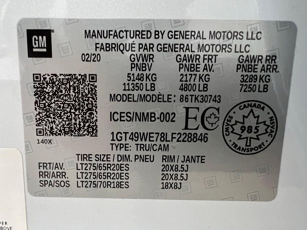 Used 2020 GMC Sierra 3500 Denali w/ Denali Ultimate Package AWD/4WD image 63