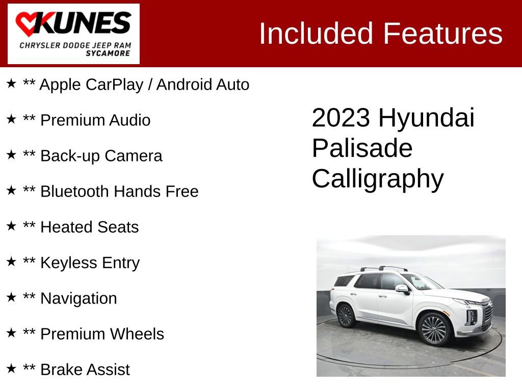Used 2023 Hyundai Palisade Calligraphy image 3