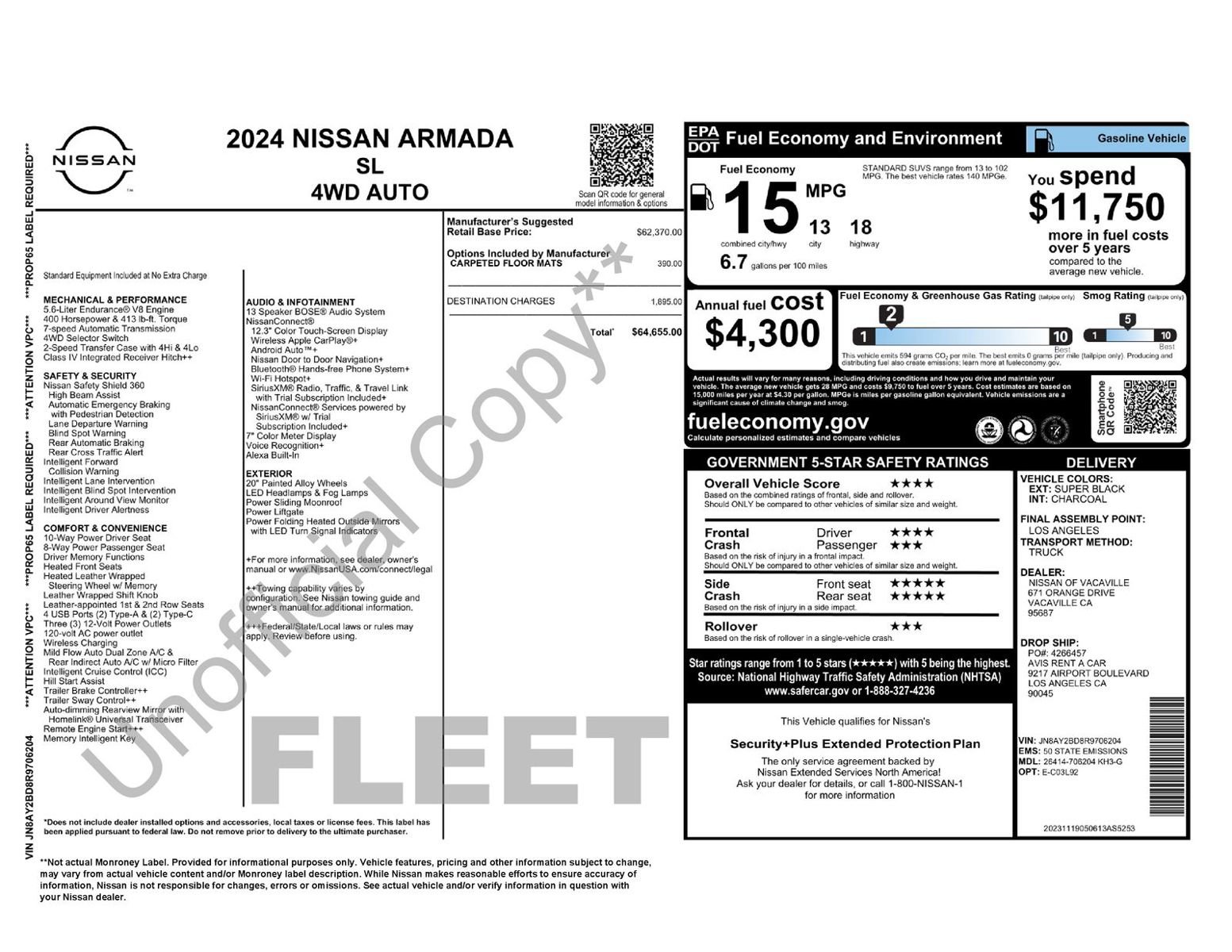 Used 2024 Nissan Armada SL AWD/4WD image 11