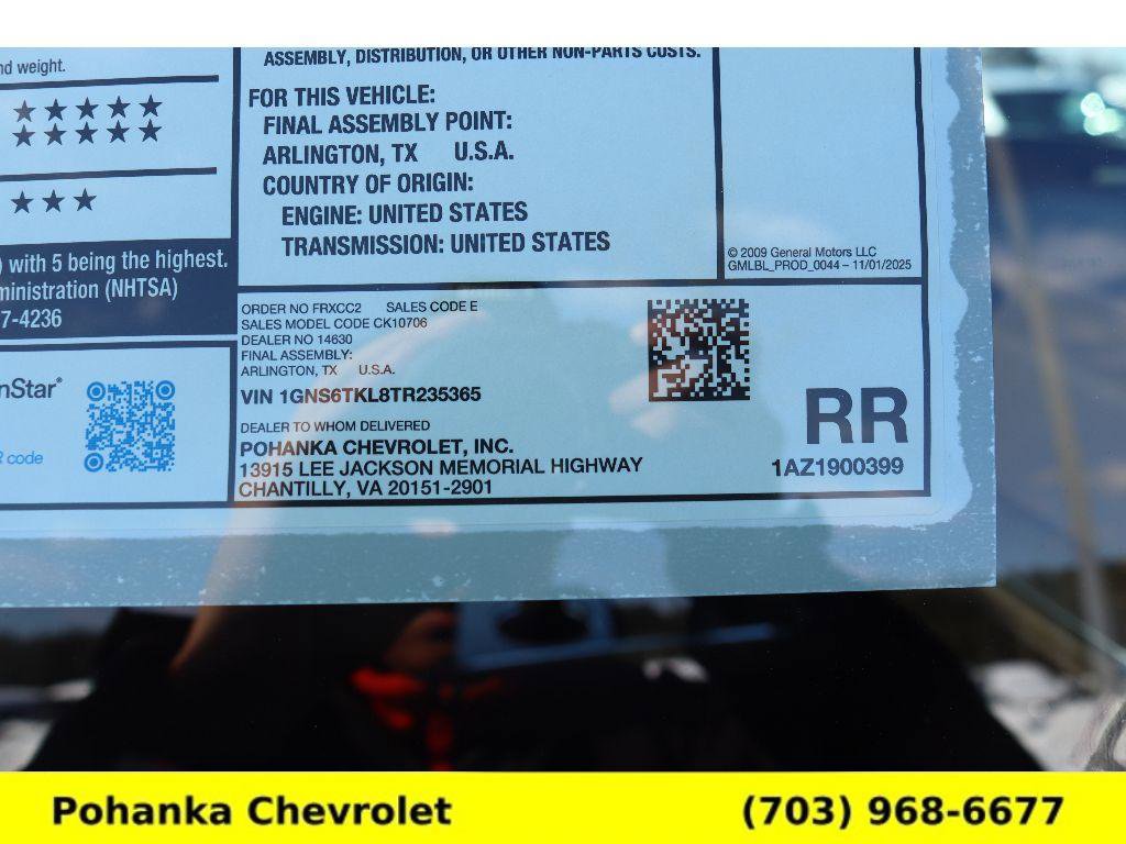 New 2026 Chevrolet Tahoe High Country w/ LPO, Illumination Package image 37