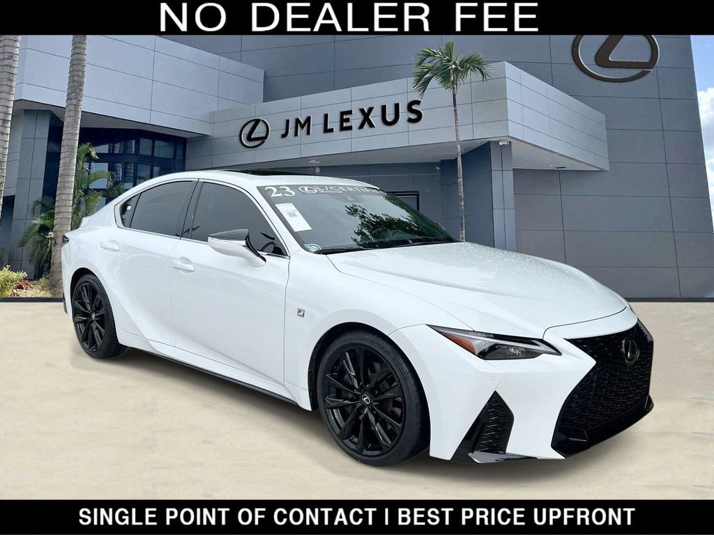 Certified 2023 Lexus IS 350 F Sport w/ Memory Package