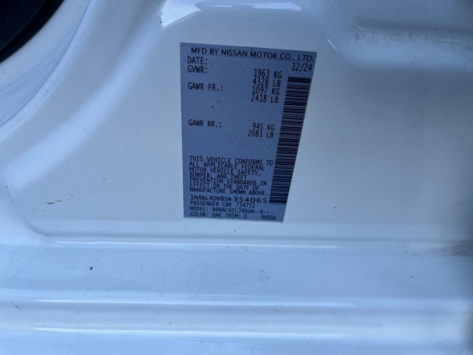 Used 2025 Nissan Altima 2.5 SV image 28