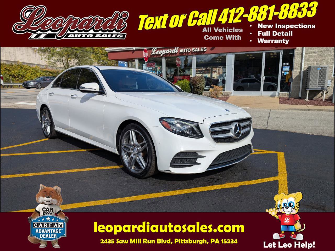 Used 2017 Mercedes-Benz E 300 4MATIC