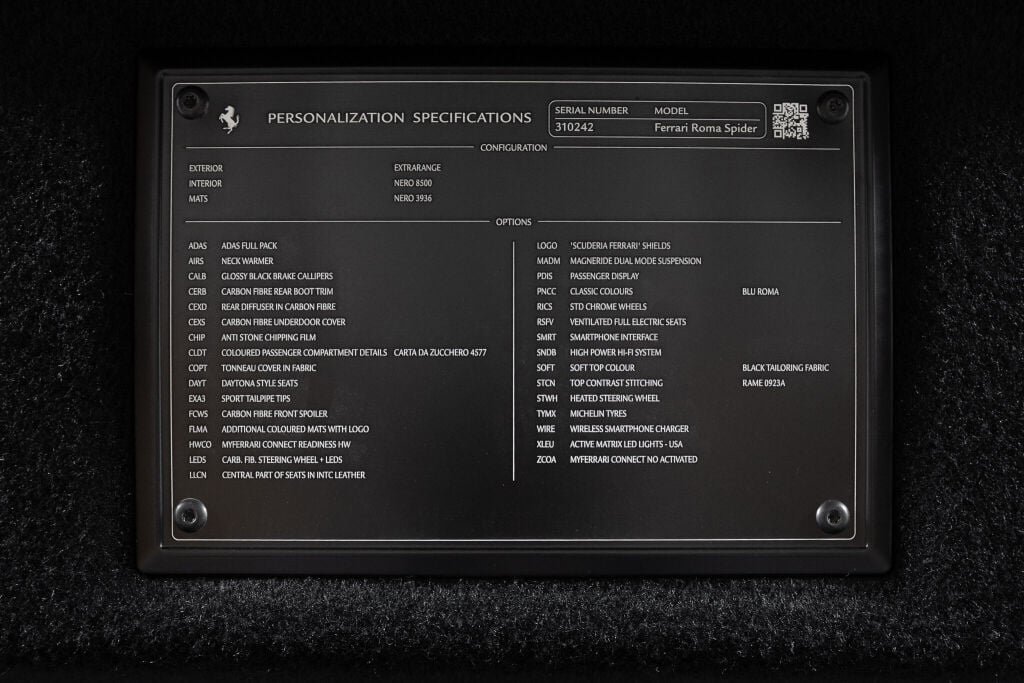 Certified 2024 Ferrari Roma Spider image 24