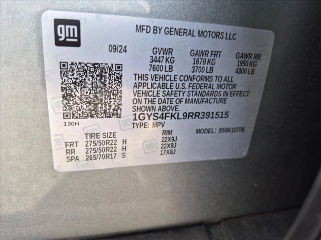 Used 2024 Cadillac Escalade Sport w/ LPO, ONYX Package AWD/4WD image 16