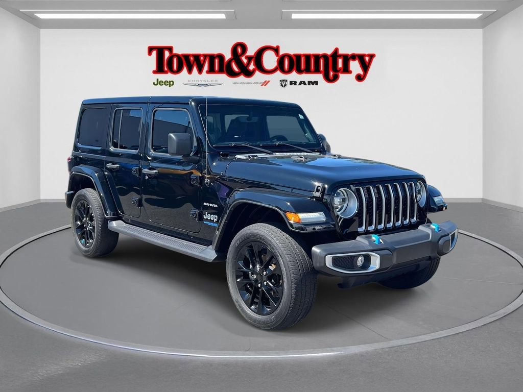Used 2022 Jeep Wrangler Unlimited Sahara 4xe w/ Cold Weather Group image 1